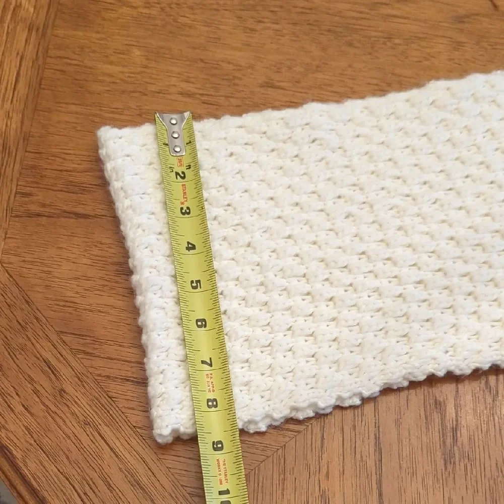 Old Navy Cream Knit Scarf